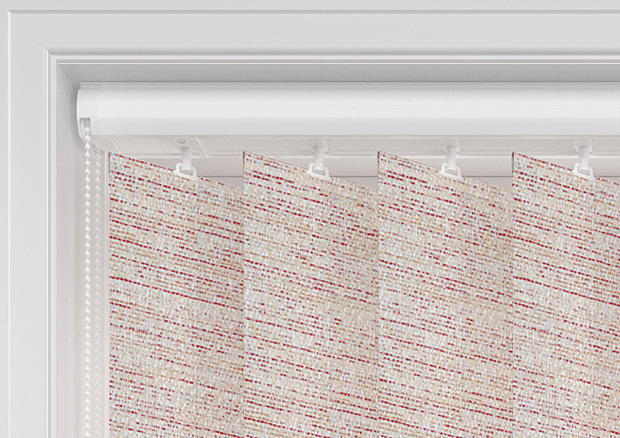 Cassandra, Torch Red - Vertical Blind - Image 10